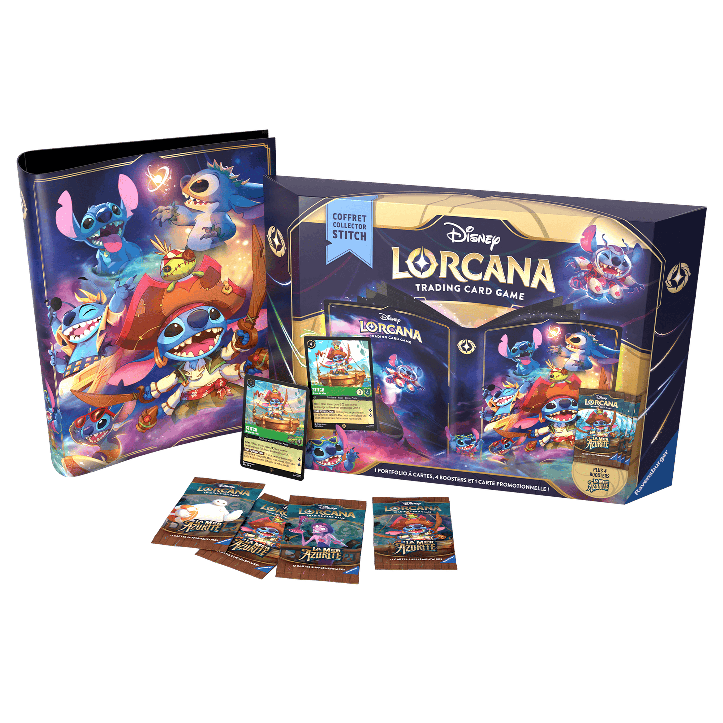 Coffret Collector Stitch Disney Lorcana La Mer Azurite (Set 6) 🇫🇷