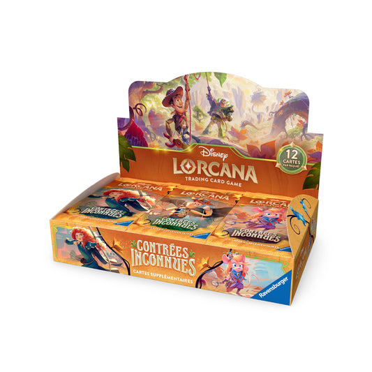 Display 24 boosters Disney Lorcana Contrées Inconnues Set 12 - Pokemagic