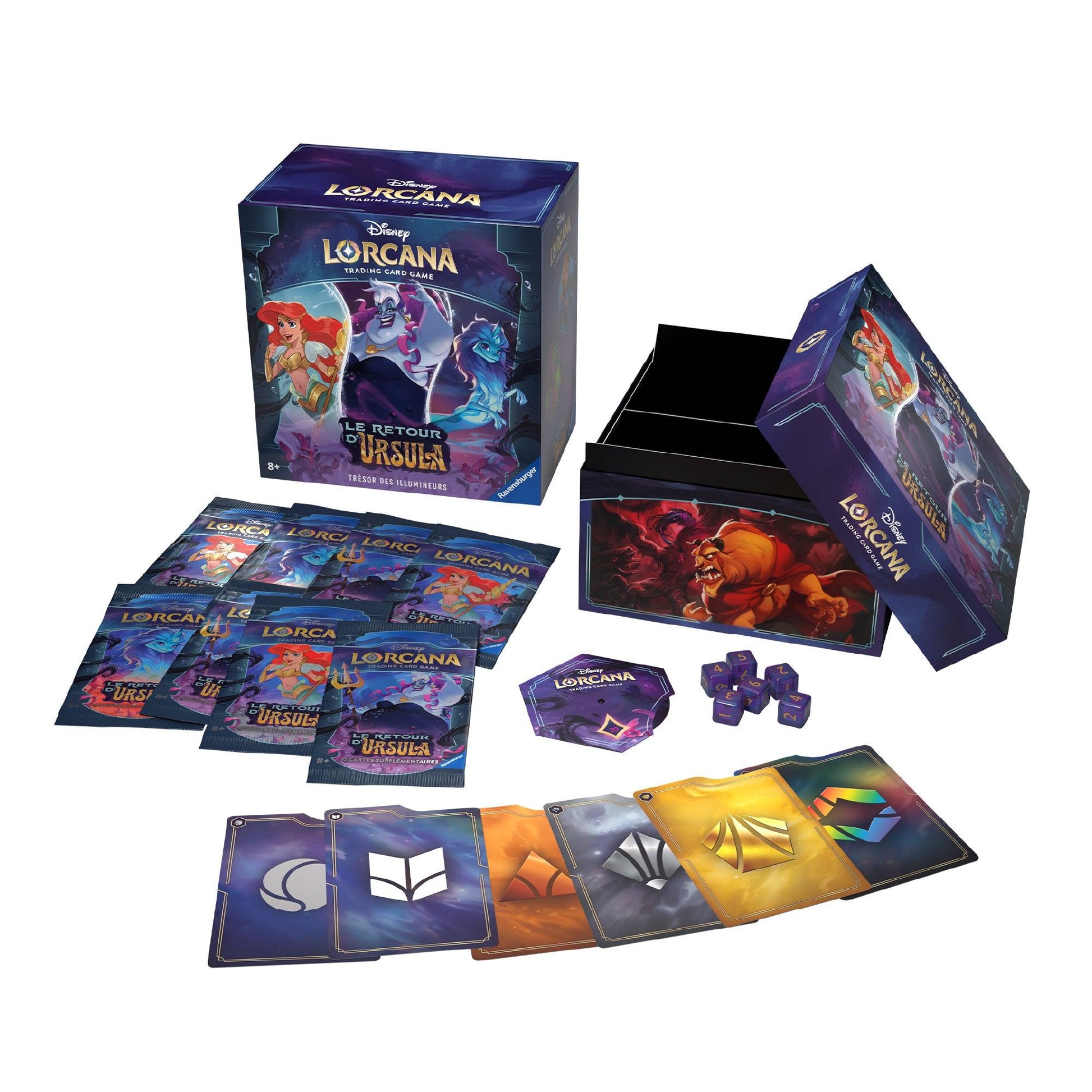 Trésor des Illumineurs Disney Lorcana Le retour d'Ursula (Set 4) - Contenu - Pokemagic