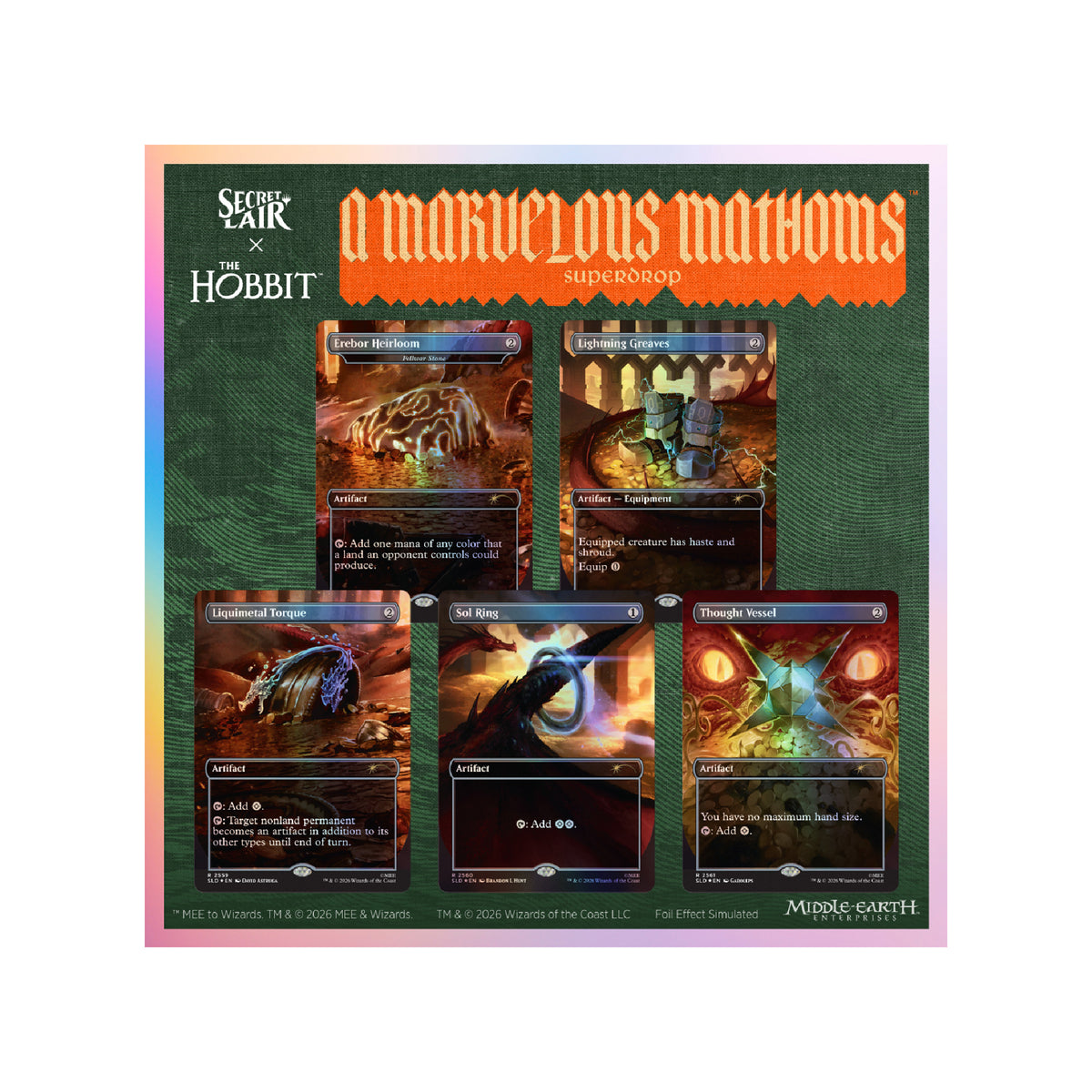 Magic the Gathering Secret Lair x The Hobbit: Smaug's Spoils | Foil Edition - Pokemagic
