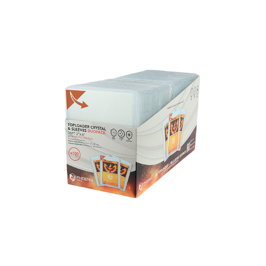 Toploaders Crystal & Sleeves Phoenix Shield (x100) - Pokemagic