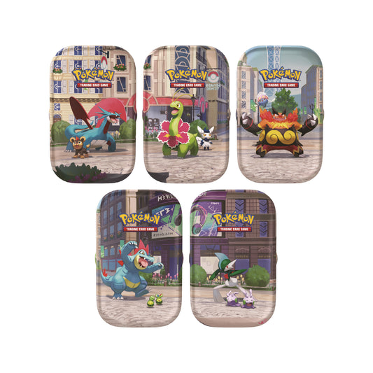 5 mini-tins Pokémon Illumis - Pokemagic