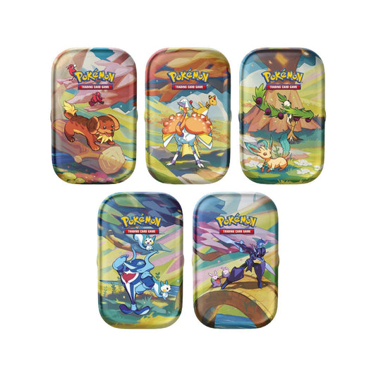 5 mini-tins Pokémon Magnifique Paldea 🇫🇷