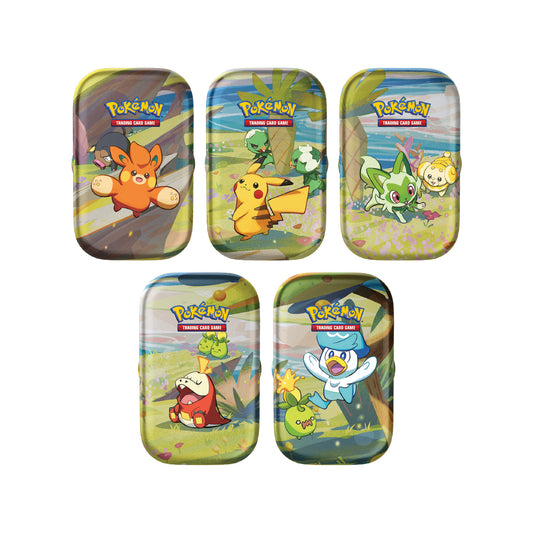 5 mini-tins Pokémon de Paldea 🇫🇷
