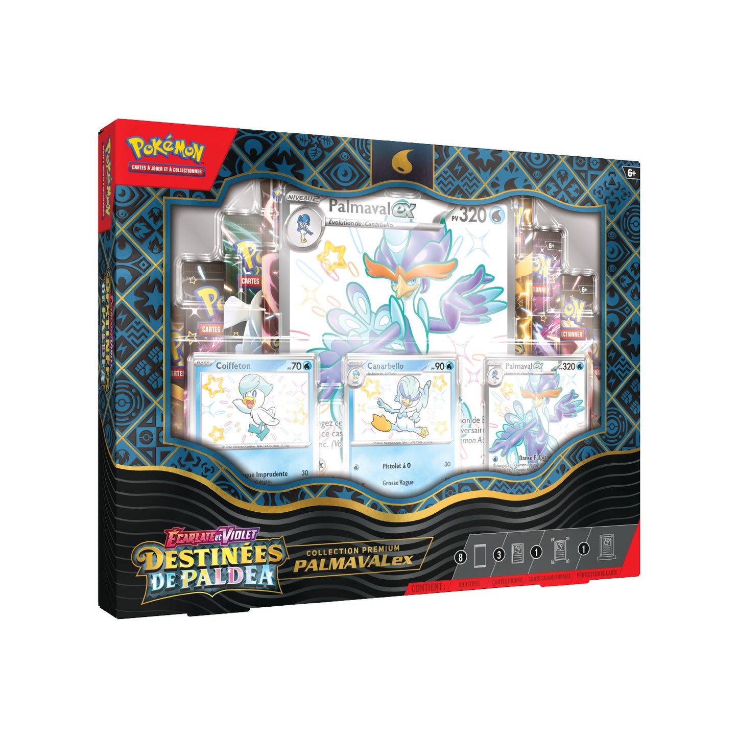 Coffret Collection Premium Pokémon Destinées de Paldea (EV4.5) Palmaval-ex 🇫🇷