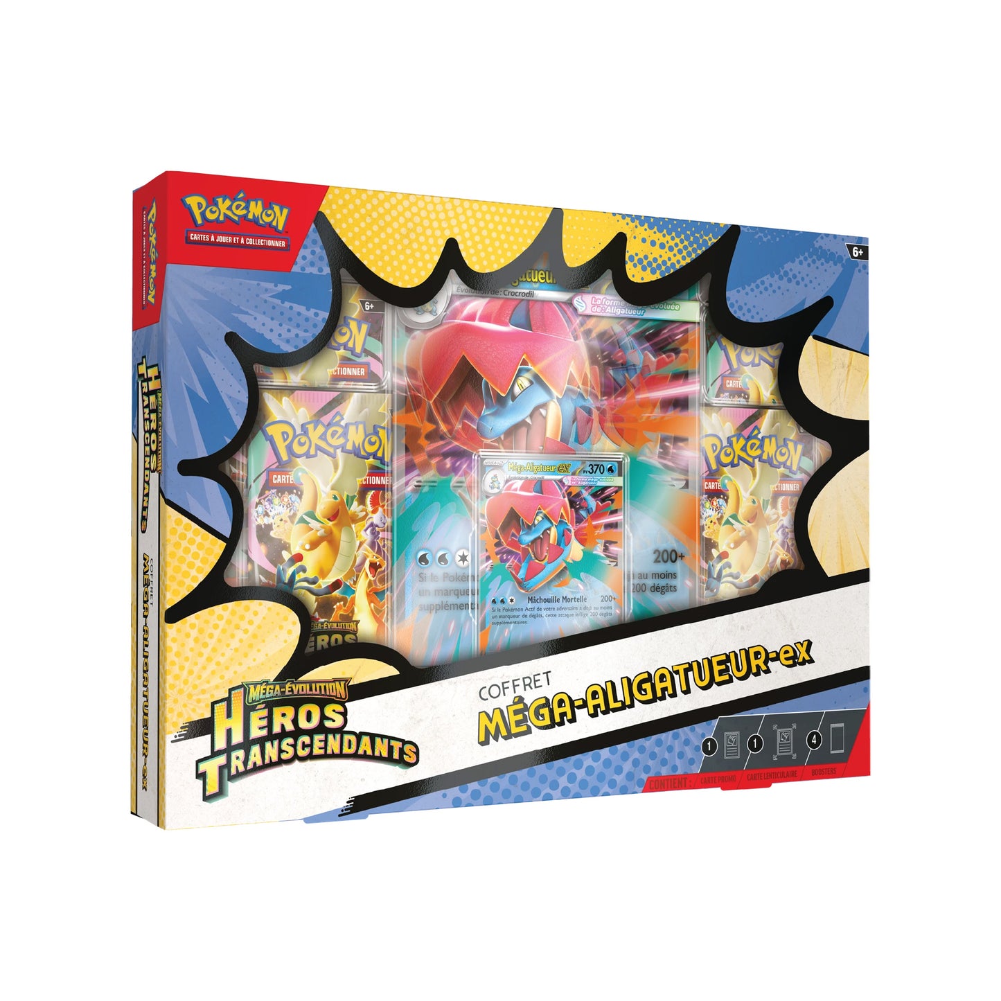 Coffret Pokémon Héros Transcendants ME2.5 Méga‑Aligatueur‑ex - Pokemagic