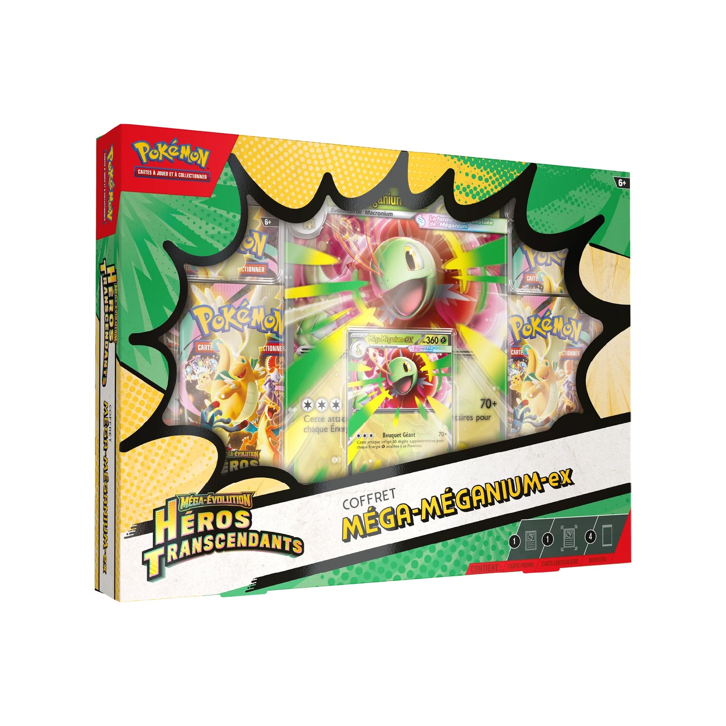 Coffret Pokémon Héros Transcendants ME2.5 Méga‑Méganium‑ex - Pokemagic