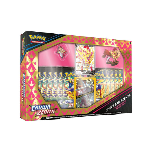 Coffret Collection Premium avec figurine Pokémon Crown Zenith (SWSH12.5) Shiny Zamazenta 🇬🇧