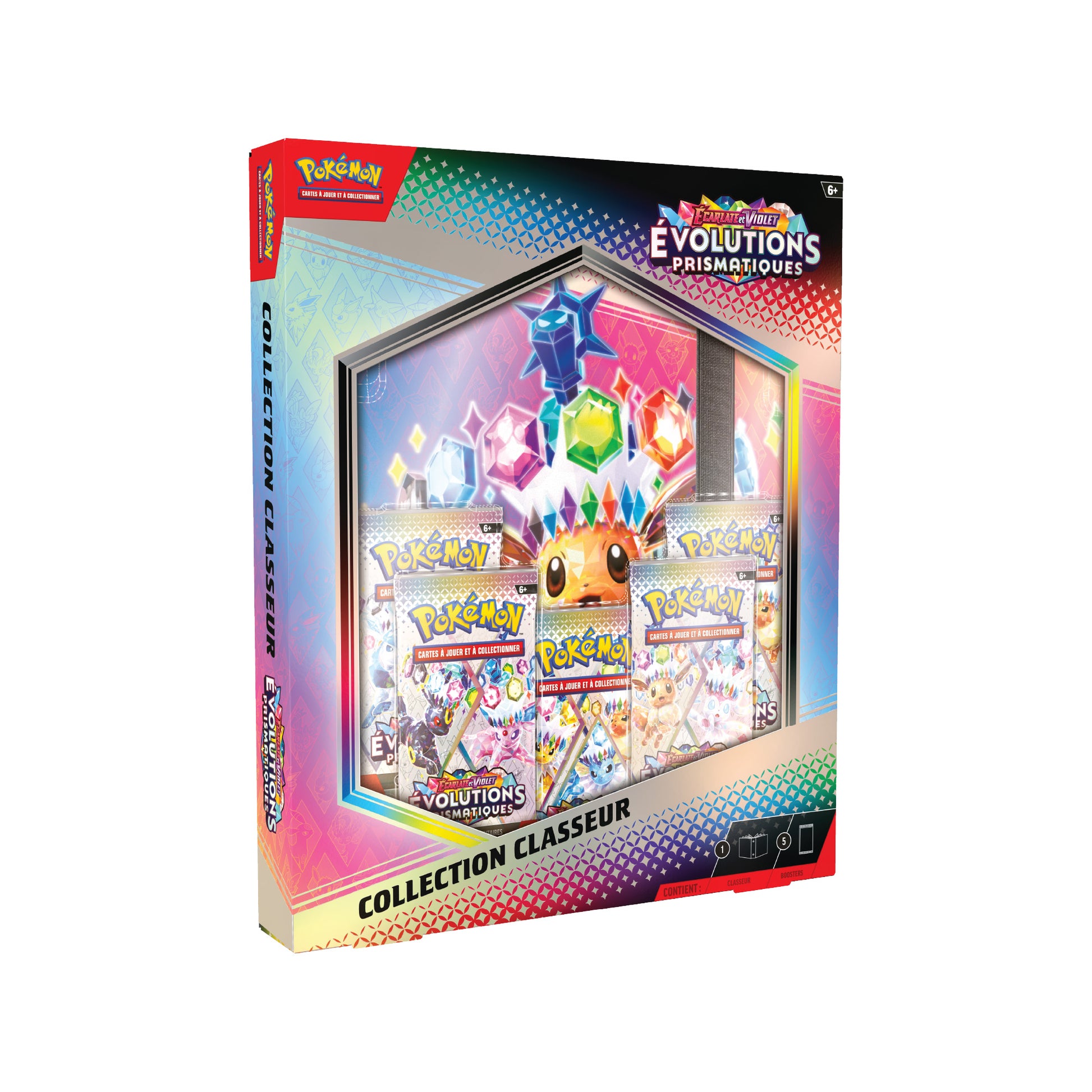 Collection Classeur Pokémon Évolutions Prismatiques EV8.5 - Pokemagic