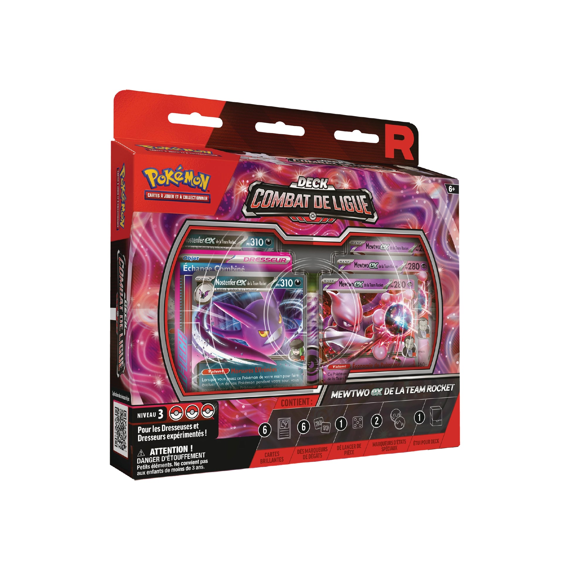 Deck Combat de Ligue Pokémon Mewtwo-ex de la Team Rocket - Pokemagic