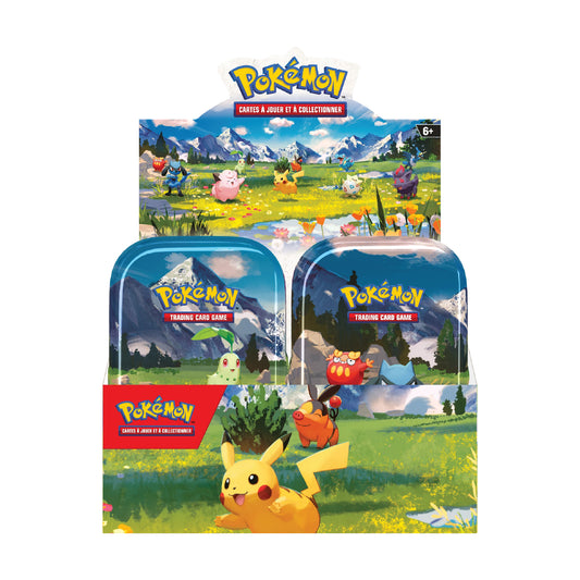 Display 10 mini-tins Pokémon Héros Transcendants ME2.5 - Pokemagic