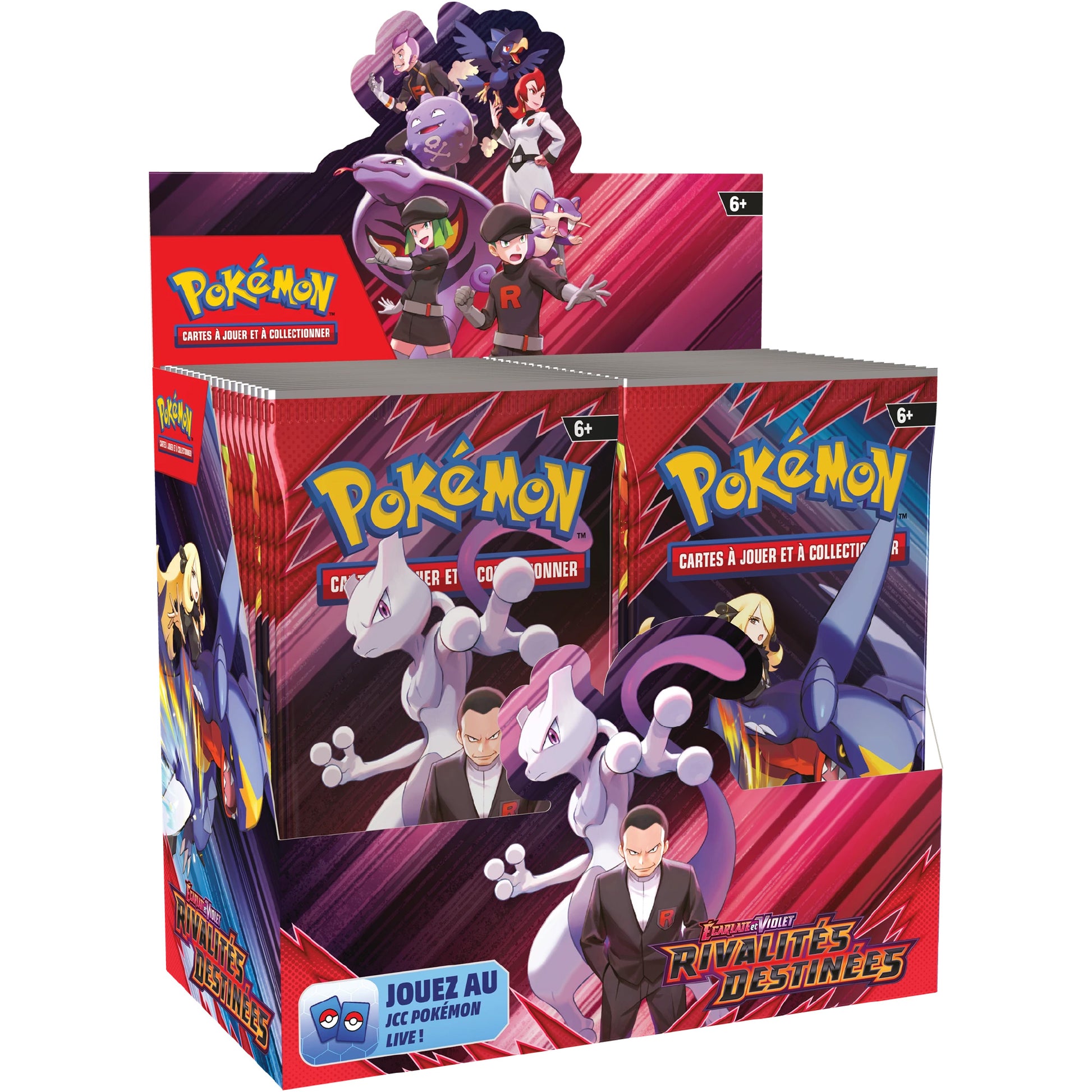 Présentoir de boosters Pokémon — Rivalités Destinées