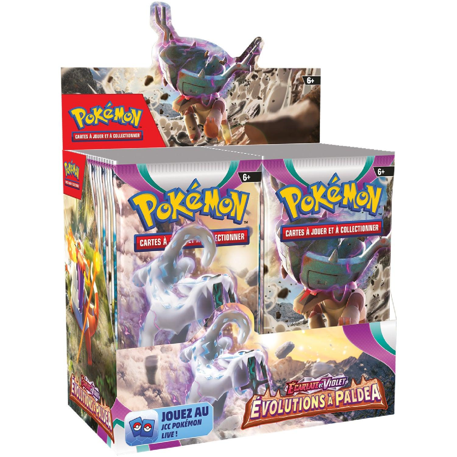 Display 36 boosters Pokémon Évolutions à Paldea EV2 - Pokemagic