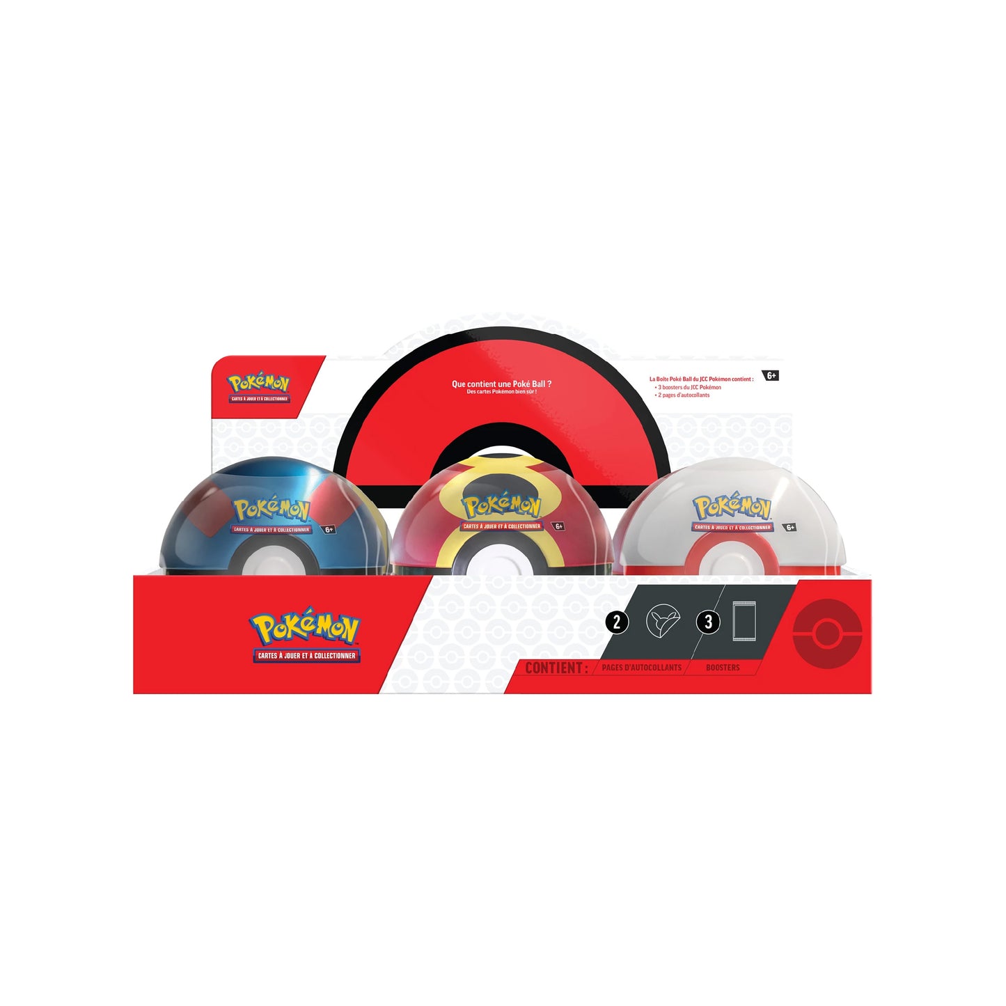 Display 6 Pokéball Tin Pokémon automne 2025 - Pokemagic