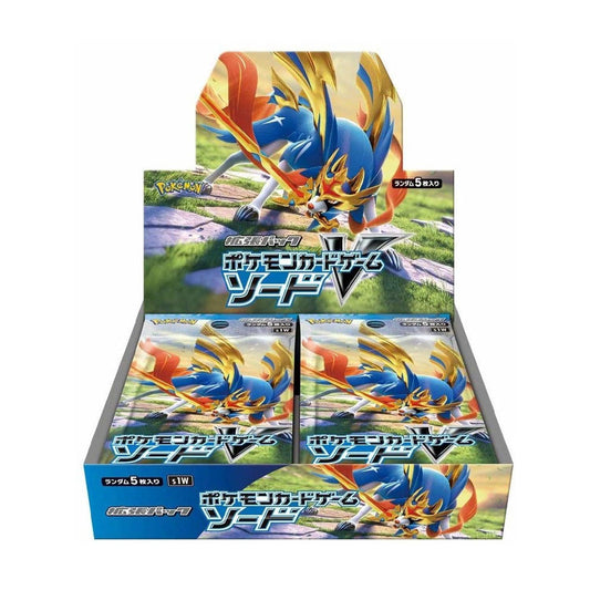 Display 30 boosters Pokémon Sword-V (s1W) 🇯🇵