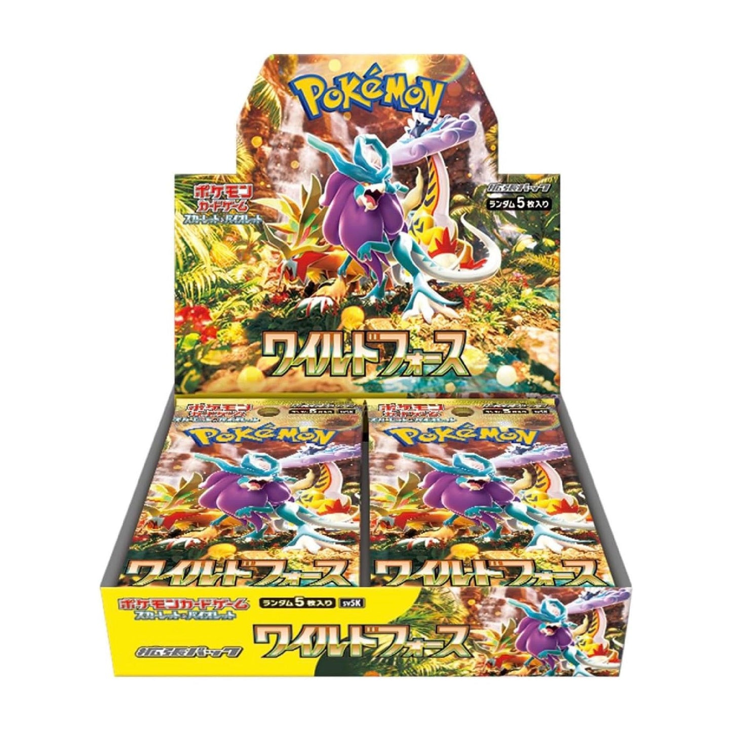 Display 30 boosters Pokémon Wild Force sv5K - Pokemagic