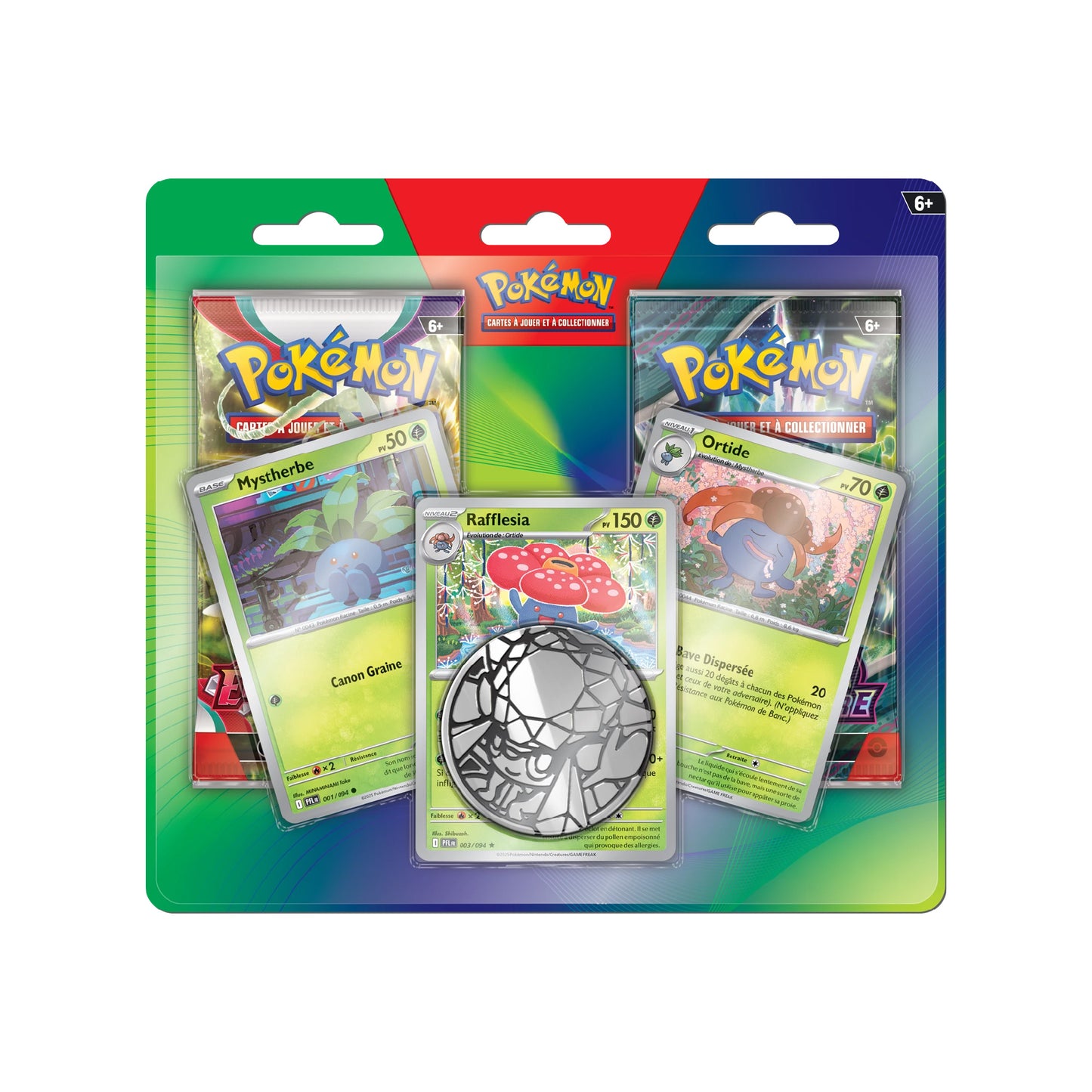 Duopack Pokémon Écarlate et Violet EV1 + Mascarade Crépusculaire EV6 Mystherbe, Rafflesia, Ortide - Pokemagic