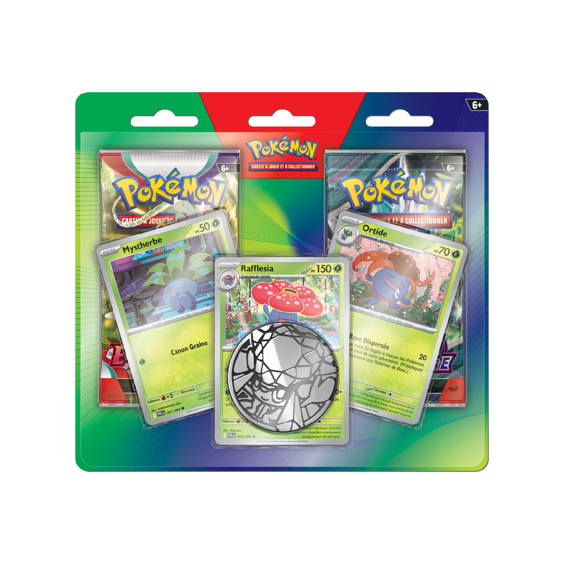 Duopack Pokémon Écarlate et Violet EV1 + Mascarade Crépusculaire EV6 Mystherbe, Rafflesia, Ortide - Pokemagic