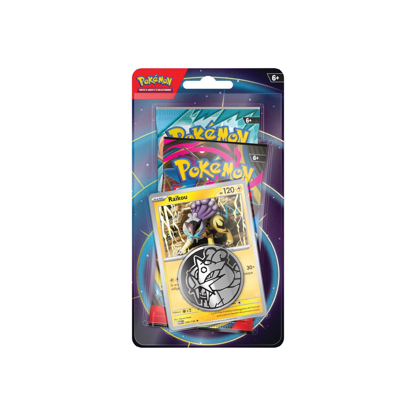 Duopack Pokémon Aventures Ensemble EV9 + Flammes Fantasmagoriques ME2 Raikou - Pokemagic