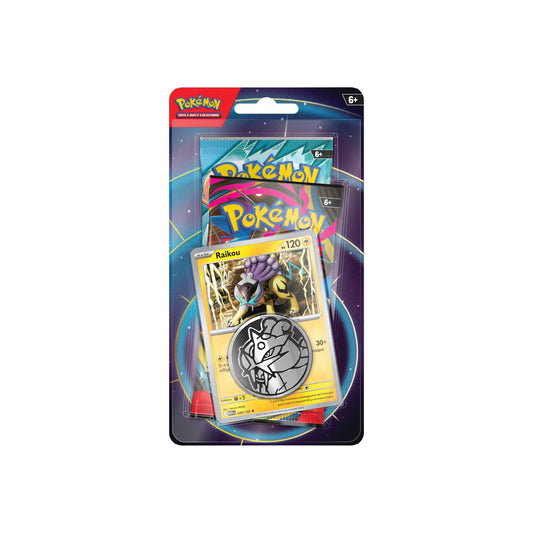 Duopack Pokémon Aventures Ensemble EV9 + Flammes Fantasmagoriques ME2 Raikou - Pokemagic