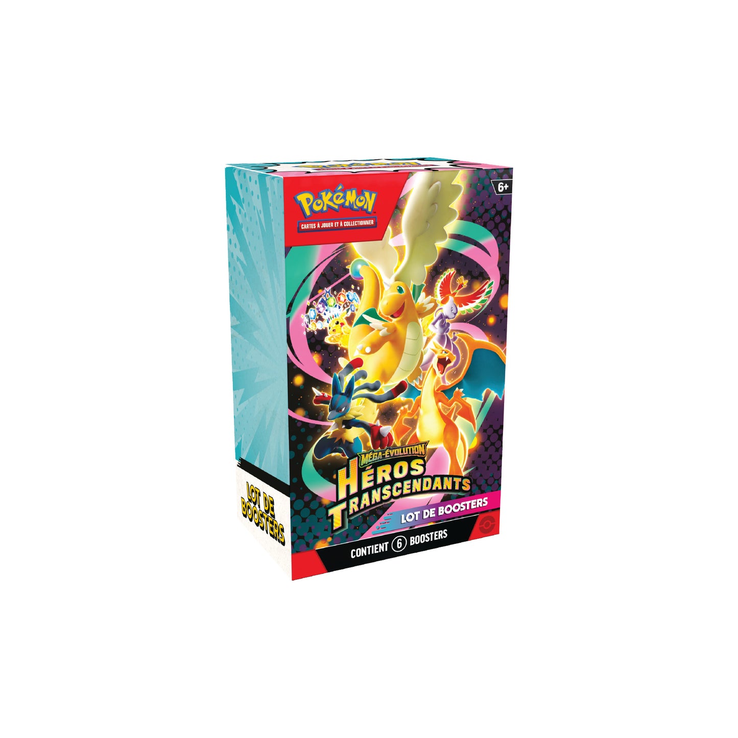 Lot de 6 boosters Pokémon Héros Transcendants ME2.5 - Pokemagic