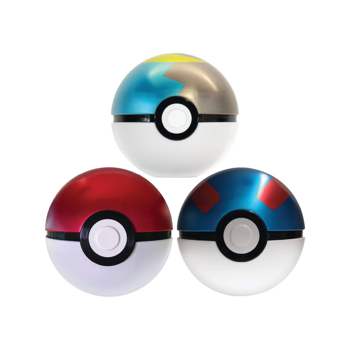 3 Pokéball Tin Pokémon (Moon Ball, Poke Ball, Great Ball) automne 2024 - Pokemagic