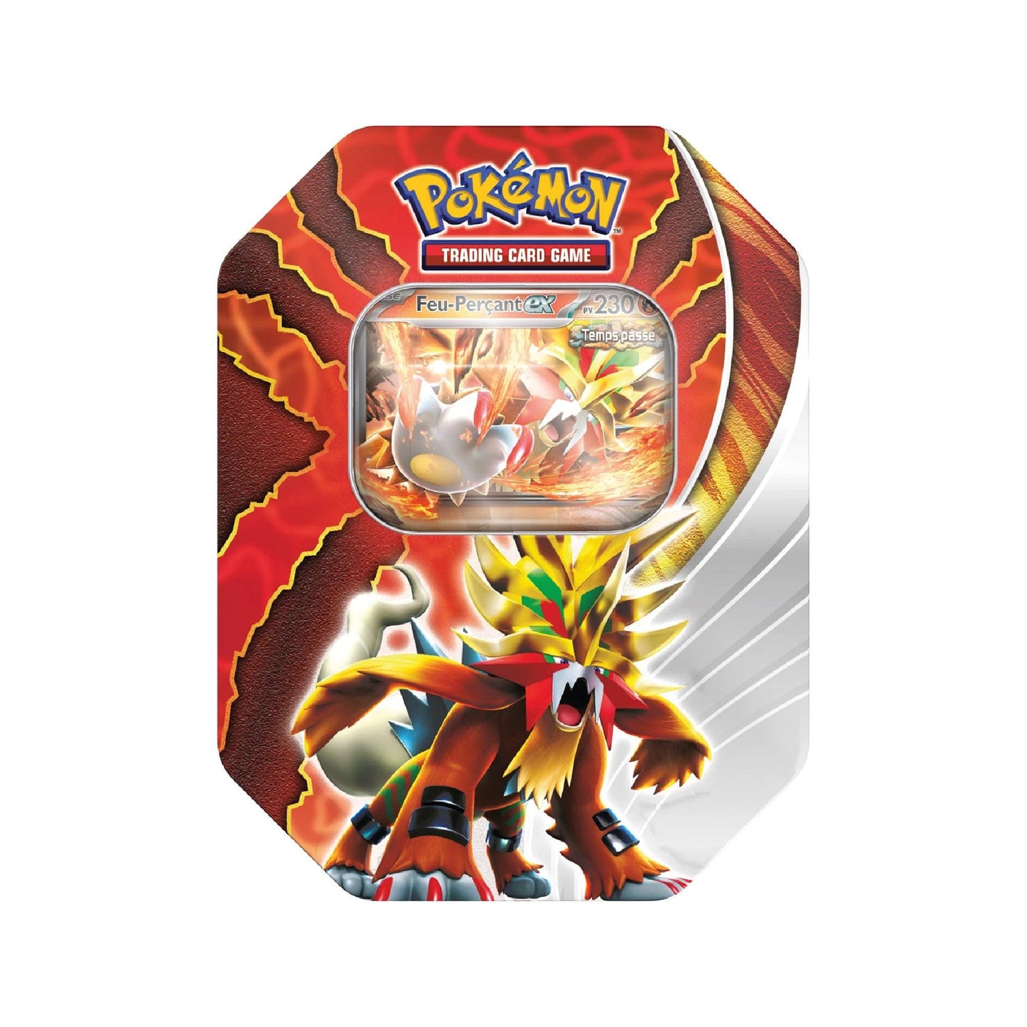 Pokebox Tin Destinée Paradoxe Pokémon Feu-Perçant-ex - Pokemagic