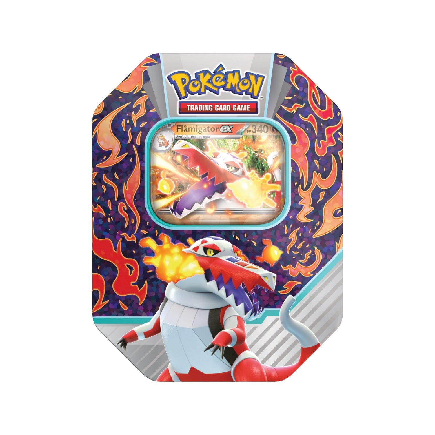 Pokebox Tin Partenaires de Paldea Pokémon Flâmigator-ex - Pokemagic