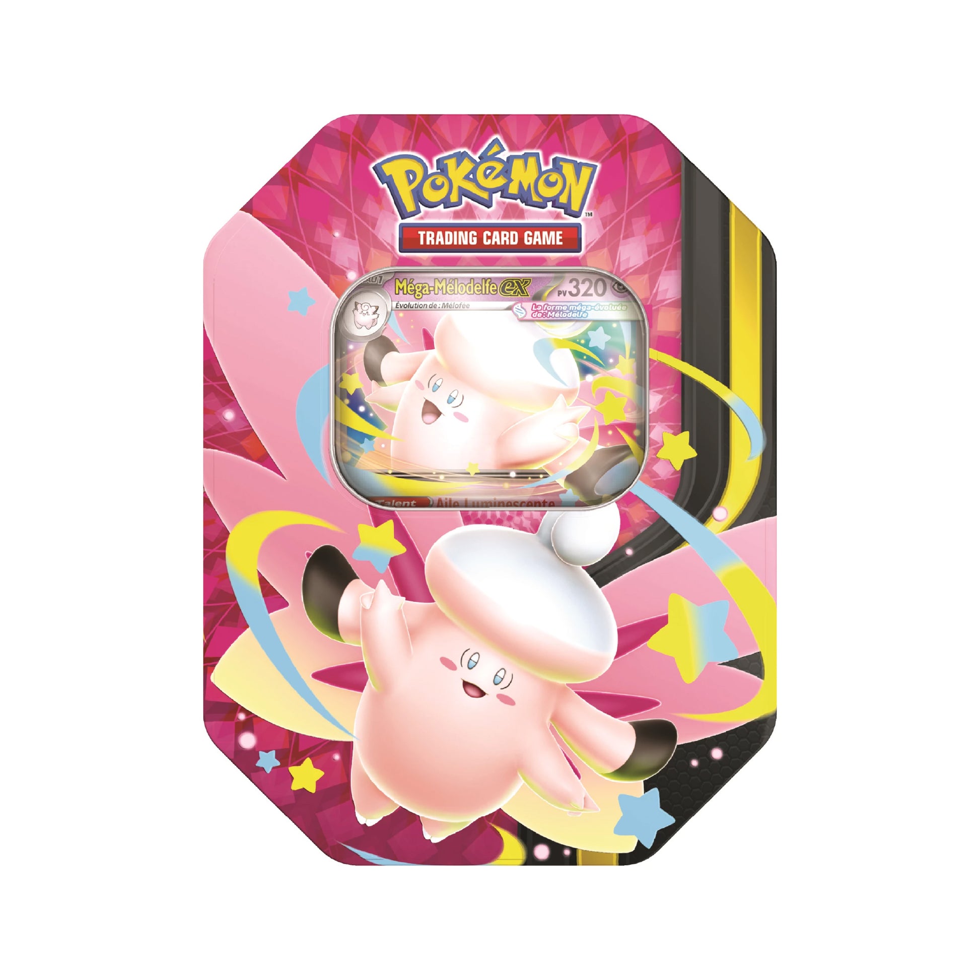 Pokébox Tin Méga Clair de Lune Pokémon Méga-Mélodelfe-ex - Pokemagic
