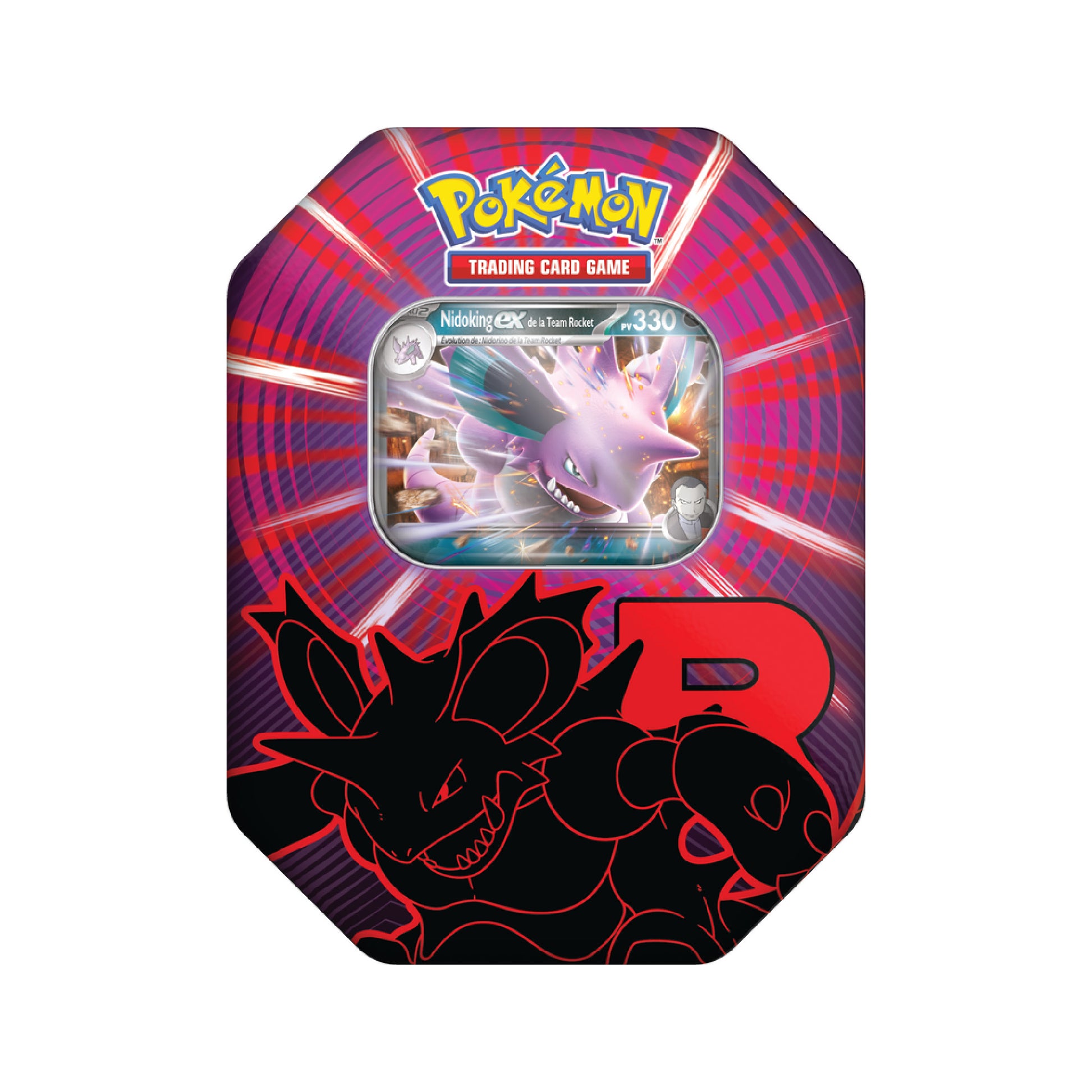 Pokébox Tin Team Rocket Pokémon Nidoking-ex de la Team Rocket - Pokemagic