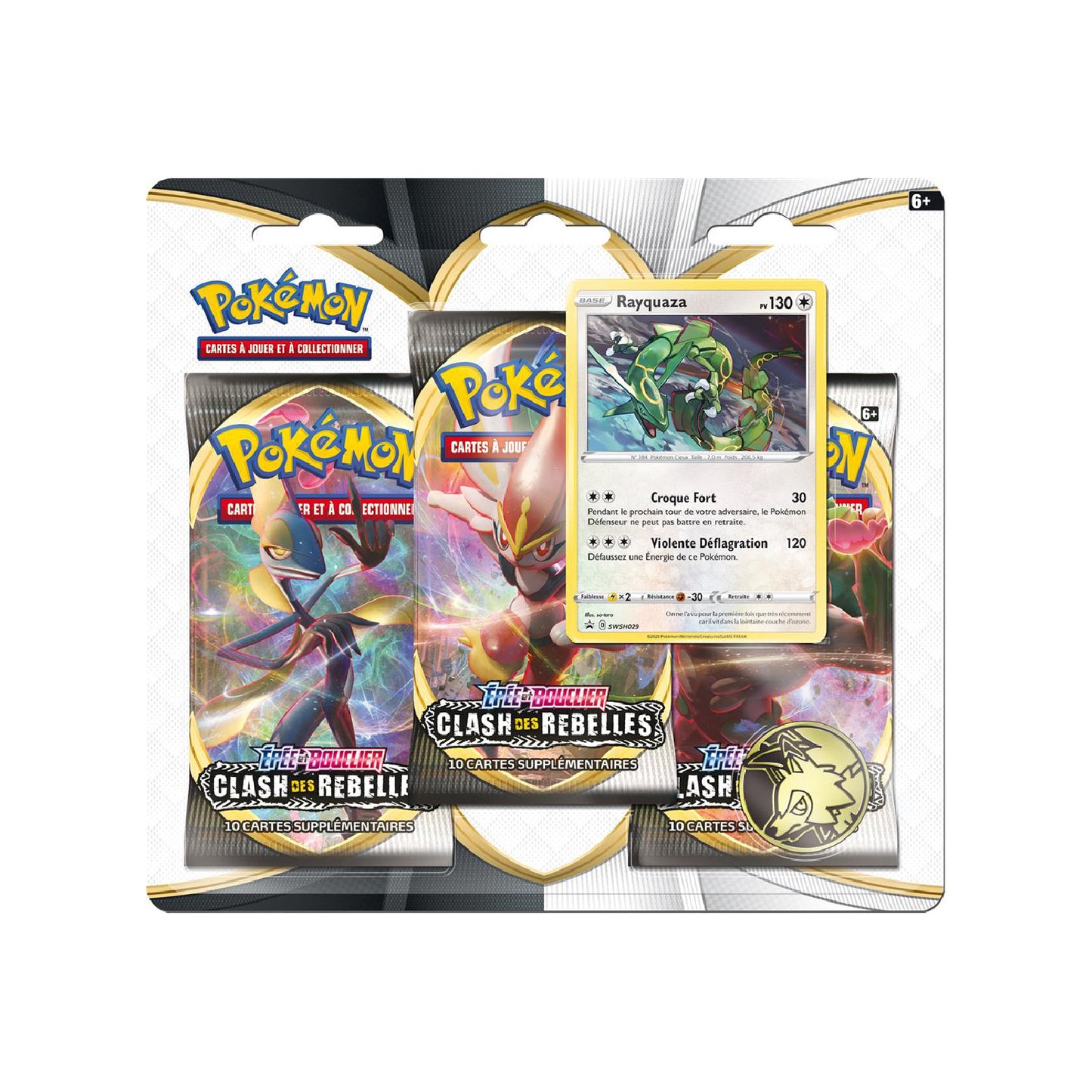 Tri-pack Pokémon Clash des Rebelles (EB2) Rayquaza 🇫🇷