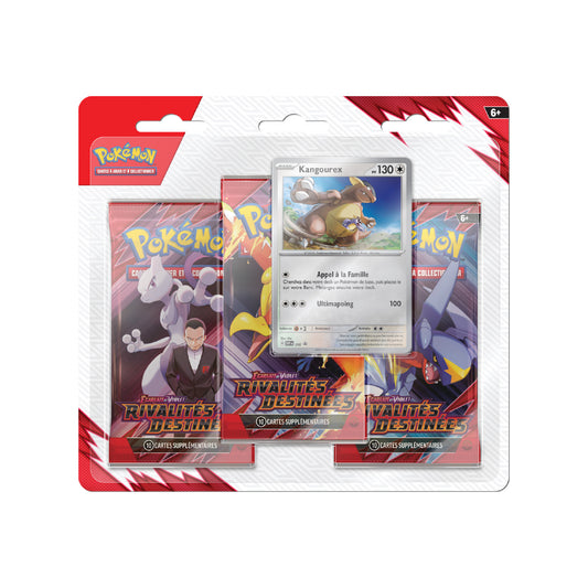 Tripack Pokémon Rivalités Destinées EV10 Kangourex - Pokemagic