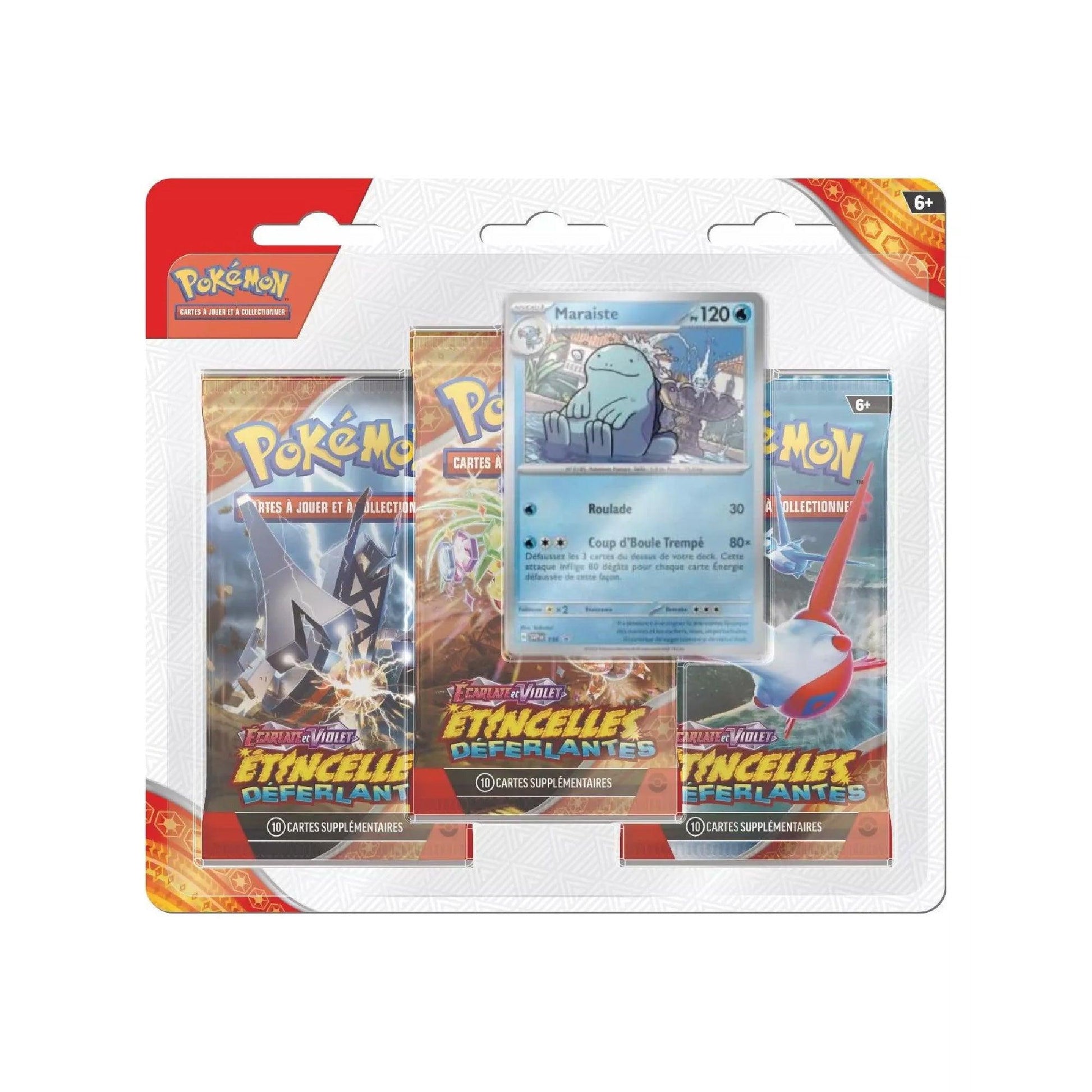 Tripack Pokémon Étincelles Déferlantes EV8 Maraiste - Pokemagic