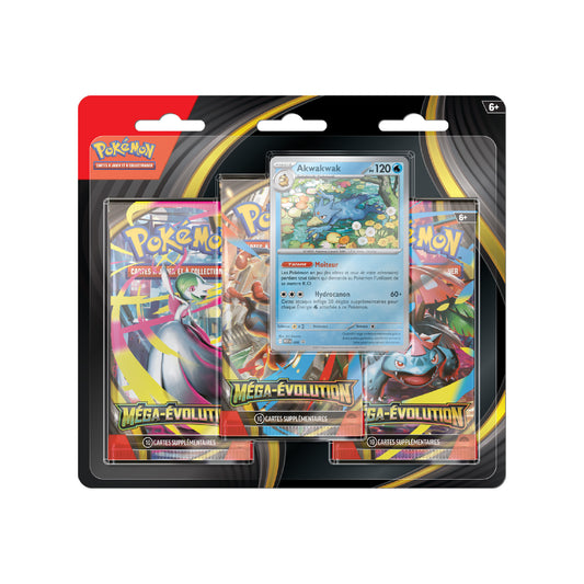 Tripack Pokémon Méga-Évolution ME1 Akwakwak - Pokemagic