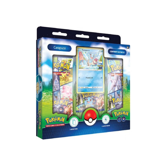 Coffret Collection avec pin's Pokémon GO (EB10.5) Carapuce 🇫🇷